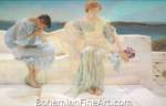 Sir Lawrence Alma-Tadema, Ask Me No More Fine Art Reproduction Oil Painting