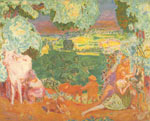 Pierre Bonnard, Pastoral Symphony Fine Art Reproduction Oil Painting