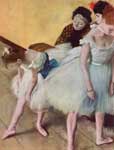 Edgar Degas, The Dancing Class (Pastel on Paper) Fine Art Reproduction Oil Painting