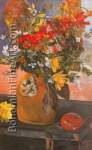 Paul Gauguin, Still-Life with Flowers Fine Art Reproduction Oil Painting