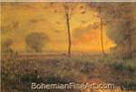 George Innes, Sunset at Montclair Fine Art Reproduction Oil Painting