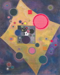 Vasilii Kandinsky, Accent in Pink Fine Art Reproduction Oil Painting