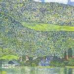 Gustave Klimt, Litzberg on the Attersee Fine Art Reproduction Oil Painting