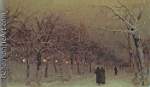 Isaac Levitan, Boulevard in the Evening Fine Art Reproduction Oil Painting