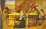 John Everett Millais, Christ in the House of his Parents Fine Art Reproduction Oil Painting