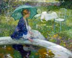 Richard Miller, The Pool Fine Art Reproduction Oil Painting