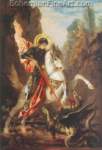 Gustave Moreau, Saint George and the Dragon Fine Art Reproduction Oil Painting
