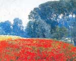 Guy Rose, Poppy Field Fine Art Reproduction Oil Painting
