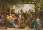 Jan Steen, The Dancing Couple Fine Art Reproduction Oil Painting