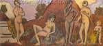 Joaquin Torres-Garcia, Four Figures with a Child Fine Art Reproduction Oil Painting