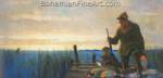 N.C. Wyeth, The Duck Hunt Fine Art Reproduction Oil Painting