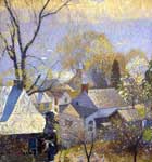 Daniel Garber, Springtime in the Village Fine Art Reproduction Oil Painting