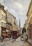 Alfred Sisley, La Grande Rue Argenteuil Fine Art Reproduction Oil Painting