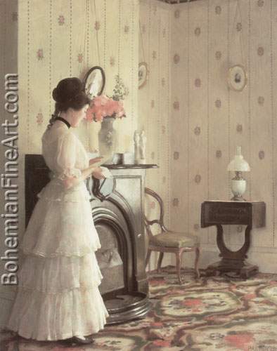 William Paxton, The Front Parlour Fine Art Reproduction Oil Painting