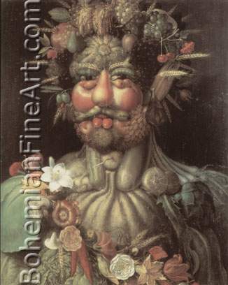 Giuseppe Acrimboldo, Vertamnus Fine Art Reproduction Oil Painting