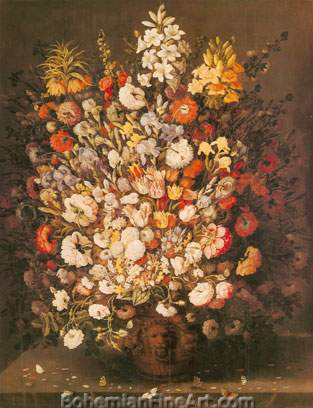 Osias Beert the Elder, Large Flowerpiece Fine Art Reproduction Oil Painting
