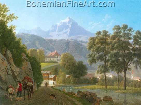 Johann Jakob Biedermann, Mollis Fine Art Reproduction Oil Painting