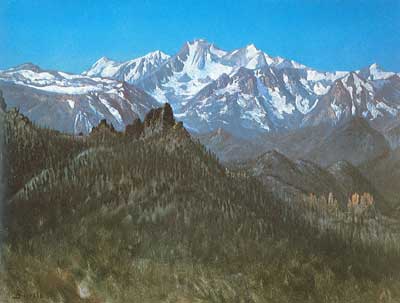 Albert Bierstadt, Sierra Nevada Fine Art Reproduction Oil Painting