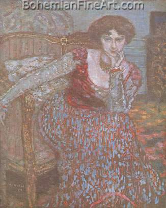Pierre Bonnard, Portrait of a Woman Fine Art Reproduction Oil Painting