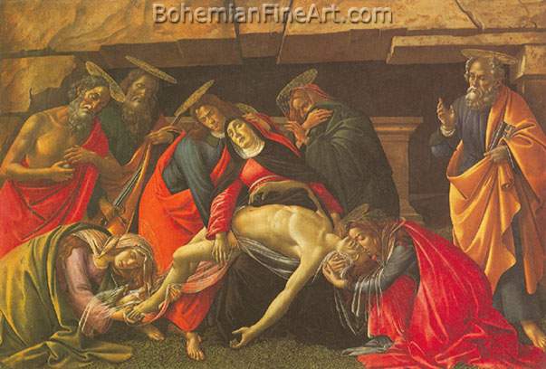 Sandro Botticelli, Lamentation Fine Art Reproduction Oil Painting