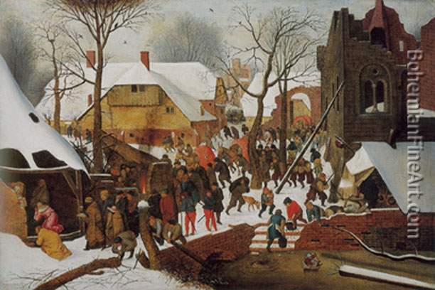 Pieter Brueghel the Younger, The Adoration of the Magi Fine Art Reproduction Oil Painting