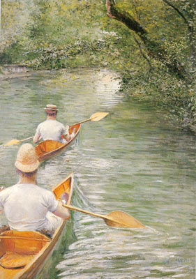 Gustave Caillebotte, Rowers Fine Art Reproduction Oil Painting