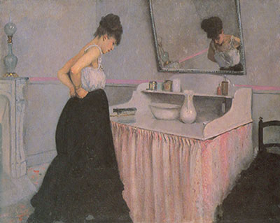 Gustave Caillebotte, Femme a sa Toilette Fine Art Reproduction Oil Painting