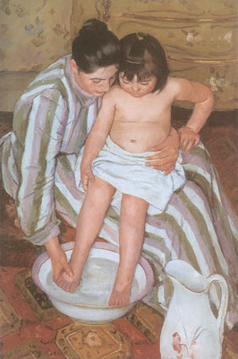Mary Cassatt, The Bath Fine Art Reproduction Oil Painting
