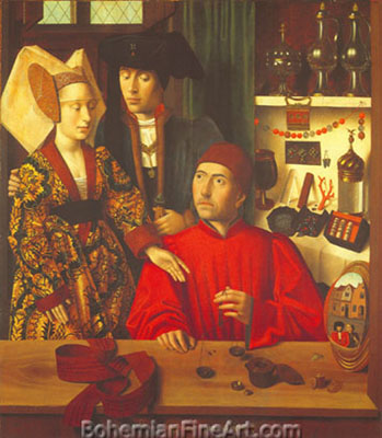 St Eliguis in His Workshop