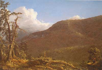 Frederic Edwin Church, New England Landscape Fine Art Reproduction Oil Painting
