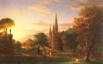 Thomas Cole, The Return Fine Art Reproduction Oil Painting