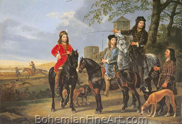 Aelbert Cuyp, Michael and Cornelius Pompe van Meerdervoort Fine Art Reproduction Oil Painting