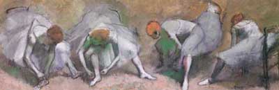 Edgar Degas, Frieze of Dancers Fine Art Reproduction Oil Painting