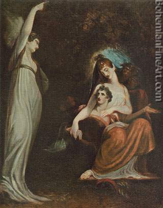 Henry Fuseli, Virtue Calling Youth Fine Art Reproduction Oil Painting