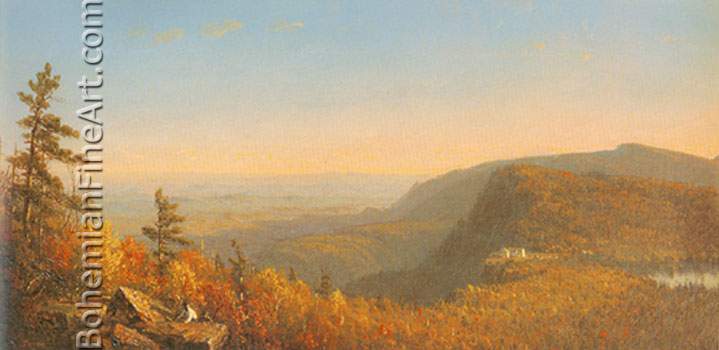 Sanford Robinson Gifford, Catskill Mountain House Fine Art Reproduction Oil Painting