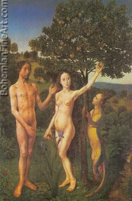 Hugo van der Goes, The Fall of Man Fine Art Reproduction Oil Painting