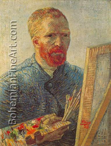 Vincent Van Gogh, Self-Portrait Fine Art Reproduction Oil Painting