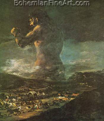 Francisco de Goya, The Colossus Fine Art Reproduction Oil Painting