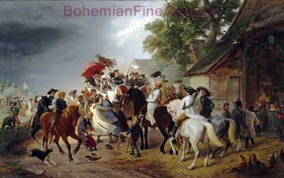 The Harvest Festival before an Approaching Storm