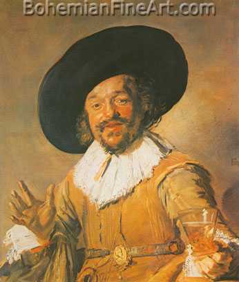 Frans Hals, The Merry Drinker Fine Art Reproduction Oil Painting