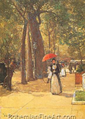 Childe Hassam, Fifth Avenue at Washington Square Fine Art Reproduction Oil Painting