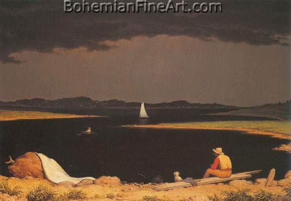 Martin Johnson Heade, The Coming Storm Fine Art Reproduction Oil Painting