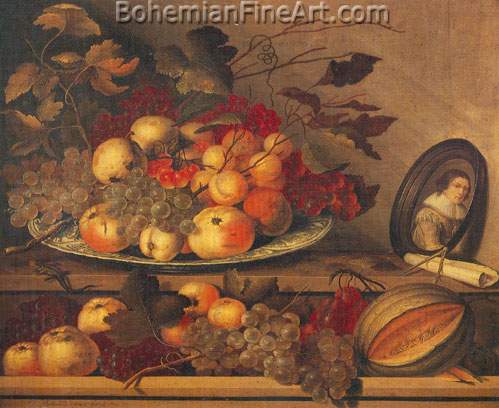 Jan Davidsz. De Heem, Fruit Piece Fine Art Reproduction Oil Painting