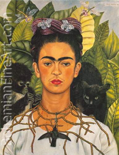 Frida Kahlo, Self-Portrait Fine Art Reproduction Oil Painting