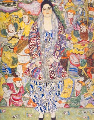 Gustave Klimt, Portrait of Friederike Maria Boa Fine Art Reproduction Oil Painting