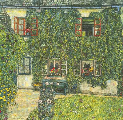 Gustave Klimt, Foresters House in Weissenbach on the Attersee Fine Art Reproduction Oil Painting