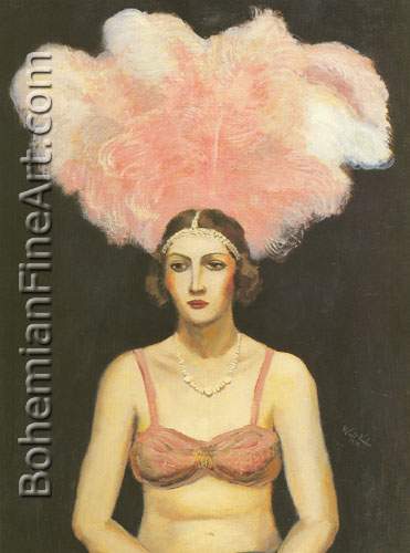 Walter Kuhn, Chorus Captain Fine Art Reproduction Oil Painting