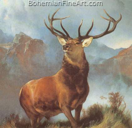 Sir Edwin Landseer, The Monarch of the Glen Fine Art Reproduction Oil Painting