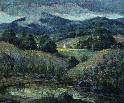 Ernest Lawson, Approaching Storm Fine Art Reproduction Oil Painting