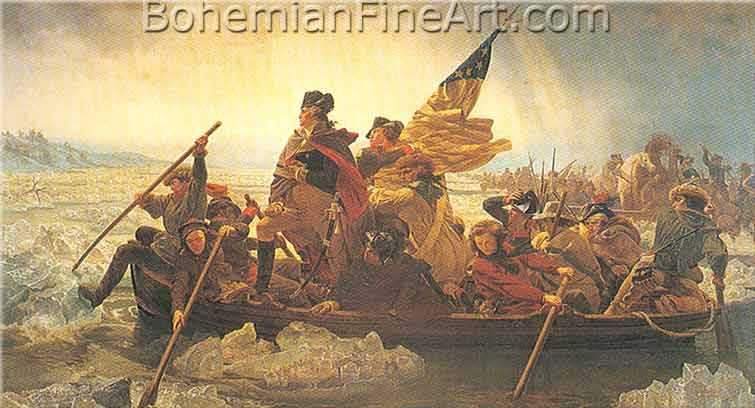 Emmanuel Leutze, Washington Crossing the Delaware Fine Art Reproduction Oil Painting